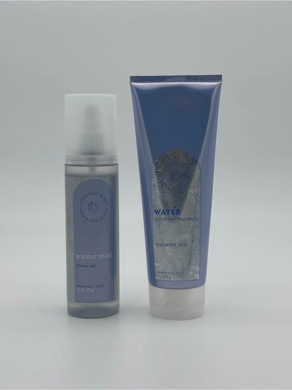 Bath & Body Works Water Winter Mint Ultra Hydration Body Care Gift Set NWT